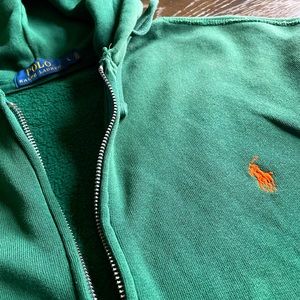 Lightweight Ralph Lauren Polo Zip-Up Hoodie